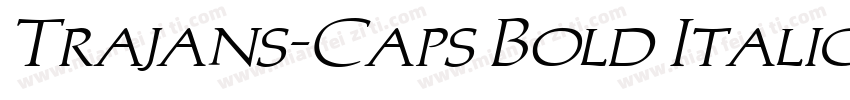Trajans-Caps Bold Italic字体转换